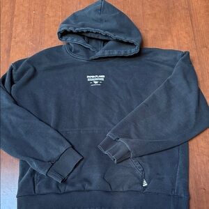 Paper Planes Men's Black Hoodie